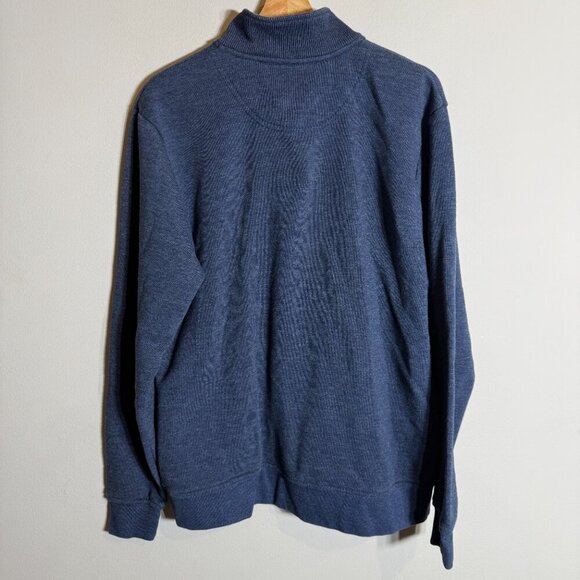 Orvis 1/4 Zip Fleece Pullover Sweatshirt Men's Medium Blue Outdoor Activewear - Picture 9 of 12